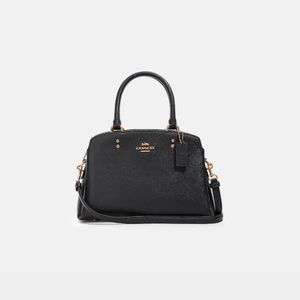 Coach mini Lillie carryall black purse